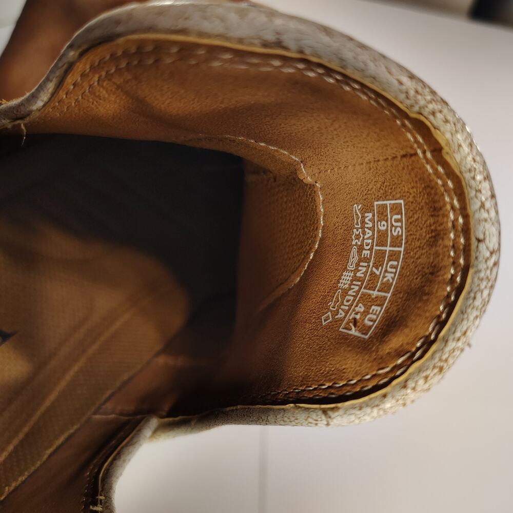 Myra Yipple Western Leather Booties size 9, crackle leather - Picture 11 of 16